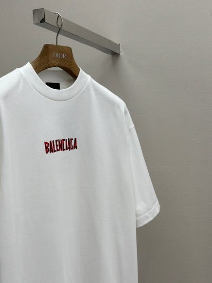 BALENC* security tape logo T-shirt Large Fit