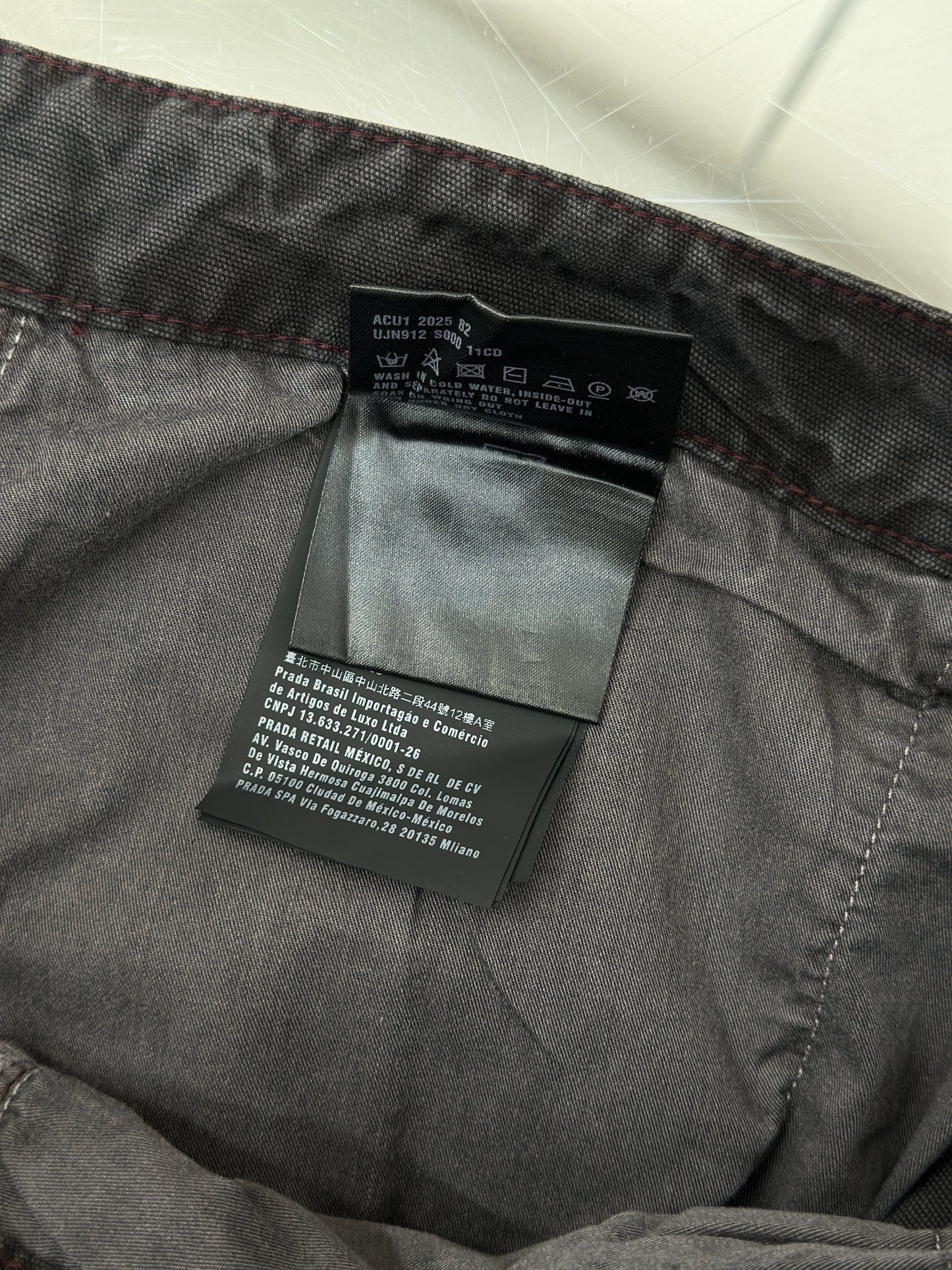 PRA* Cotton trousers