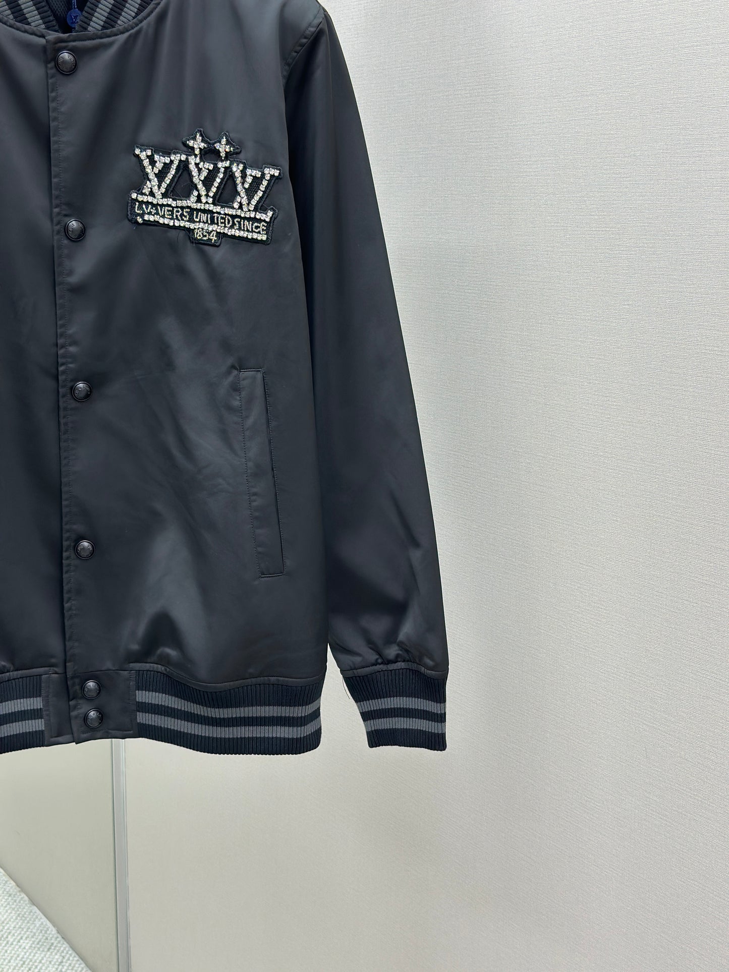 LOUI*V Embellished Nylon Baseball Blouson