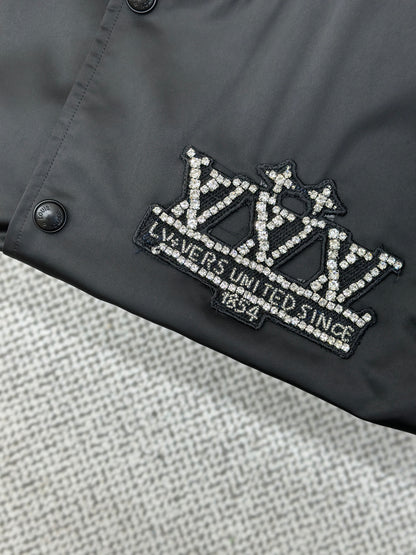 LOUI*V Embellished Nylon Baseball Blouson