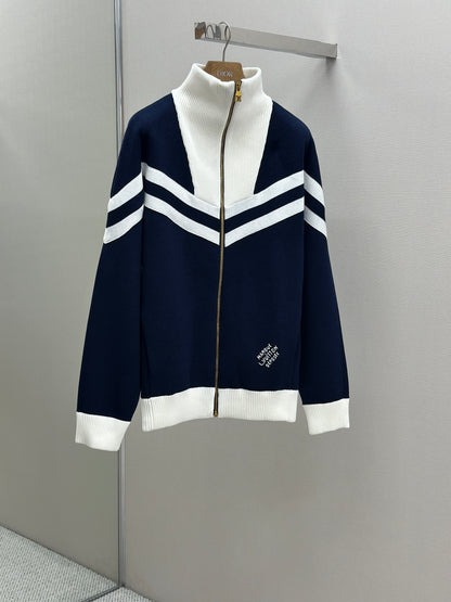 LOUI*V  Knitted Cotton Sailor Blouson