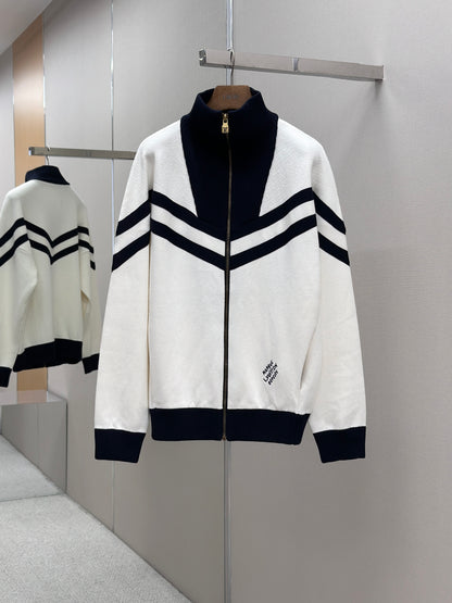 LOUI*V  Knitted Cotton Sailor Blouson