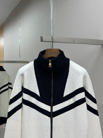 LOUI*V  Knitted Cotton Sailor Blouson