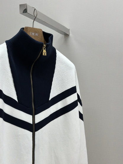 LOUI*V  Knitted Cotton Sailor Blouson