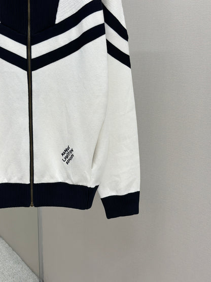 LOUI*V  Knitted Cotton Sailor Blouson
