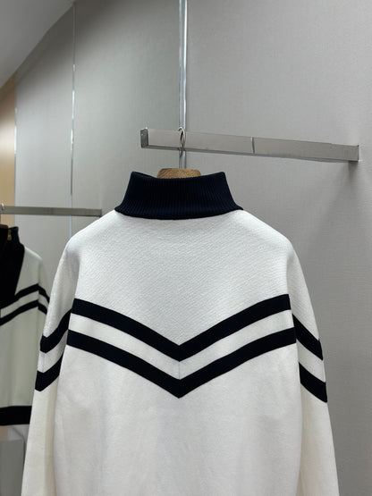 LOUI*V  Knitted Cotton Sailor Blouson