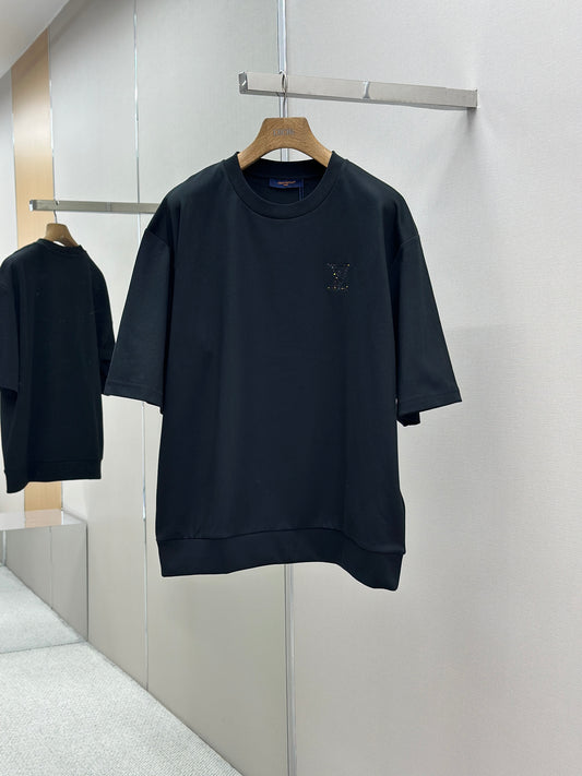 LOUI*V  Embellished Jersey T-Shirt