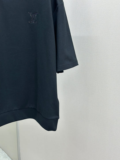 LOUI*V  Embellished Jersey T-Shirt