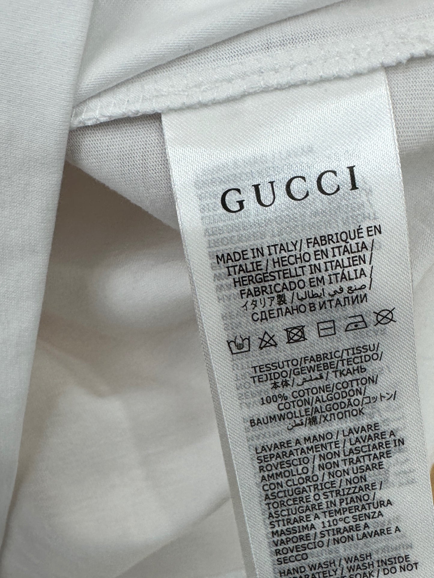 GUC* Cotton jersey T-shirt with Web