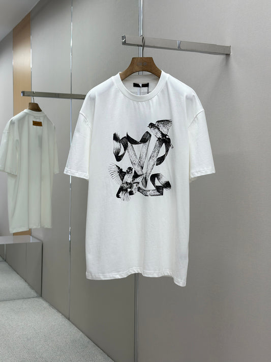 LOUI*V  Printed Cotton T-Shirt