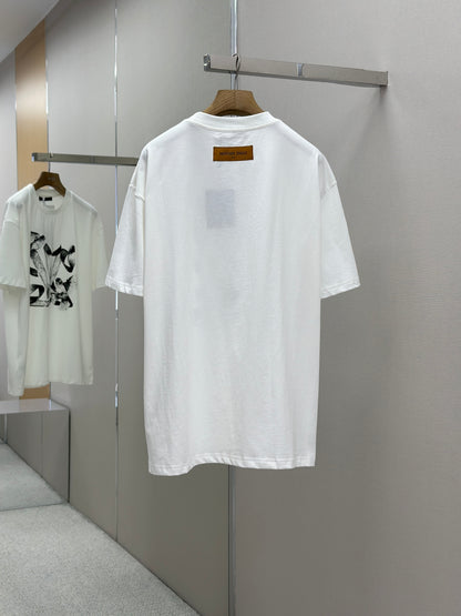 LOUI*V  Printed Cotton T-Shirt