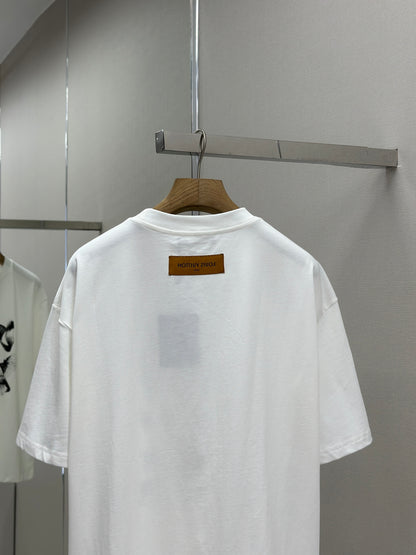 LOUI*V  Printed Cotton T-Shirt