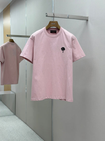 GUC*  Cotton jersey T-shirt with embroidery
