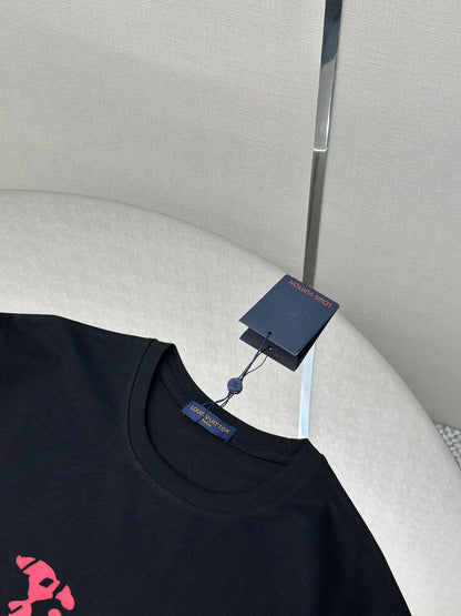 LOUI*V  Logo-embossed cotton T-shirt
