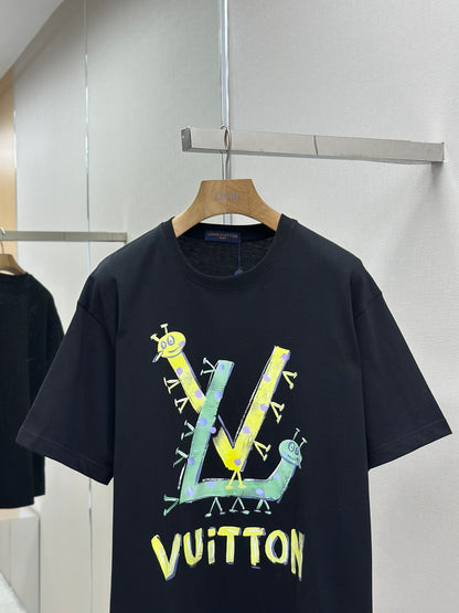 LOUI*V  Logo-embossed cotton T-shirt