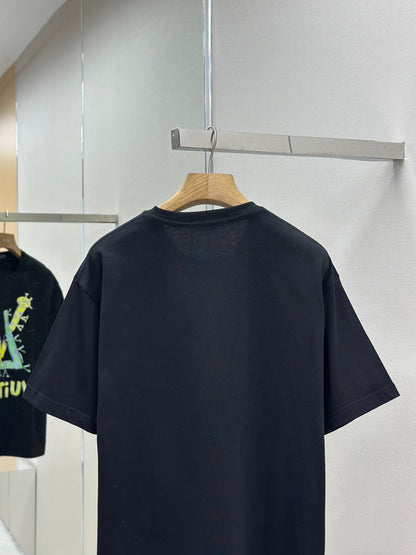 LOUI*V  Logo-embossed cotton T-shirt