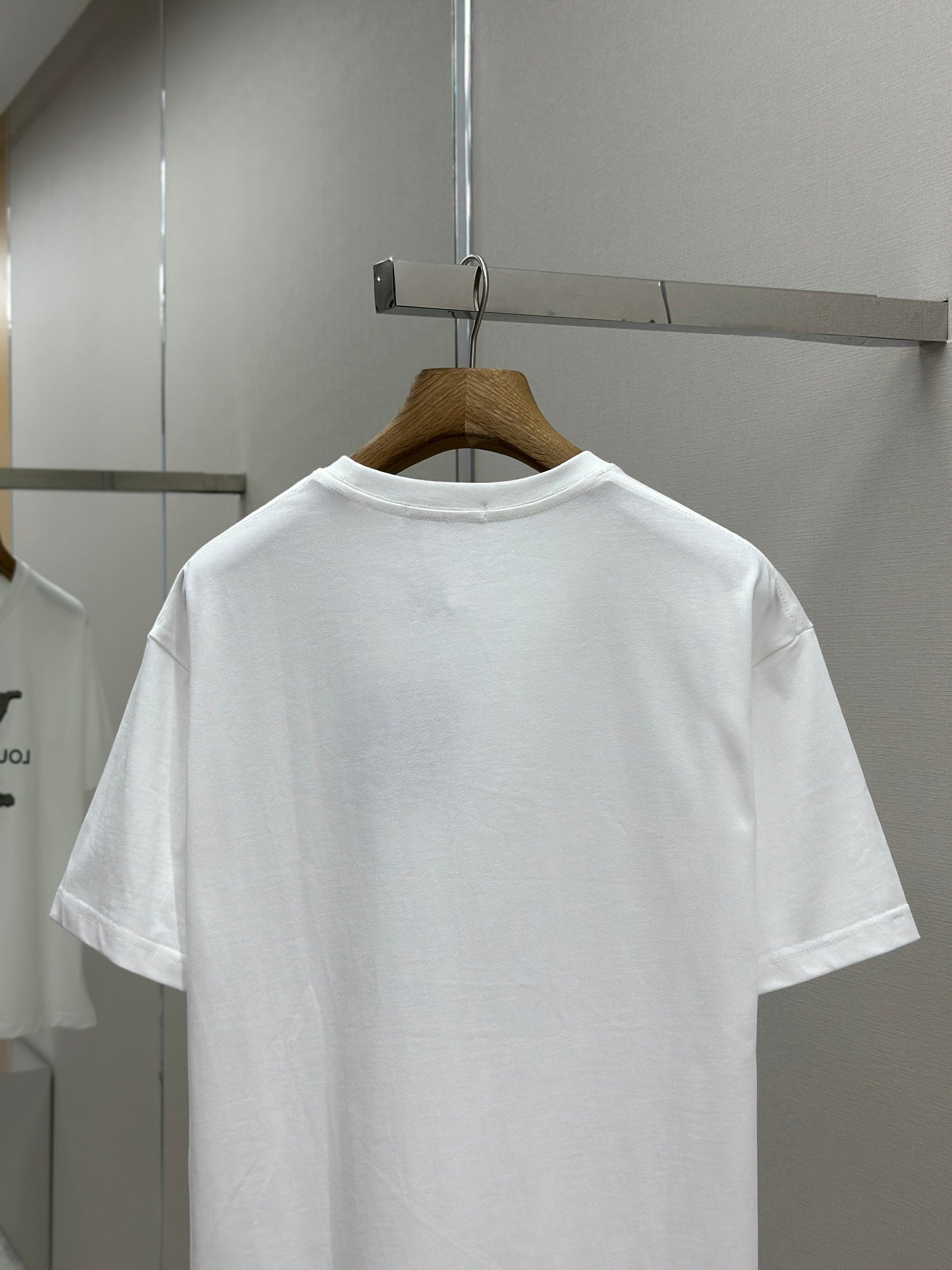 LOUI*V  Logo-embossed cotton T-shirt