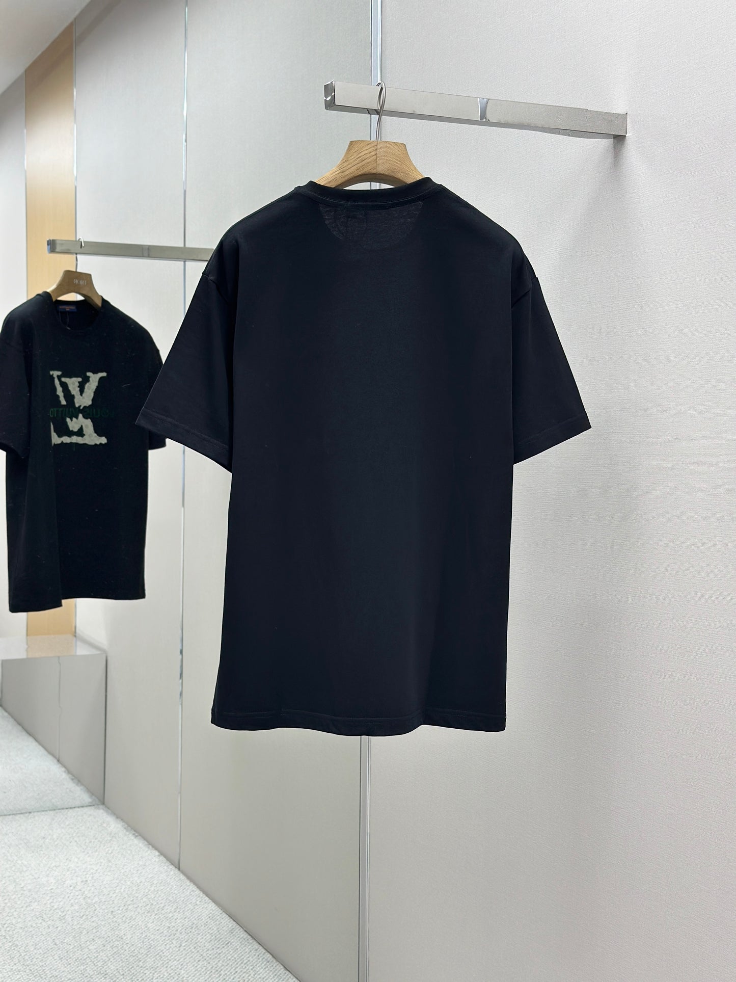 LOUI*V  Logo-embossed cotton T-shirt