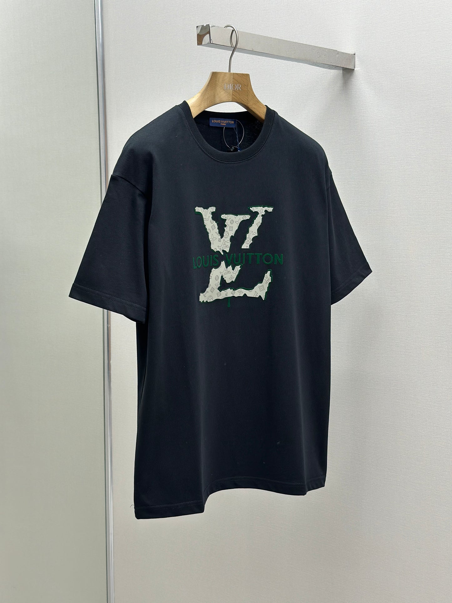 LOUI*V  Logo-embossed cotton T-shirt