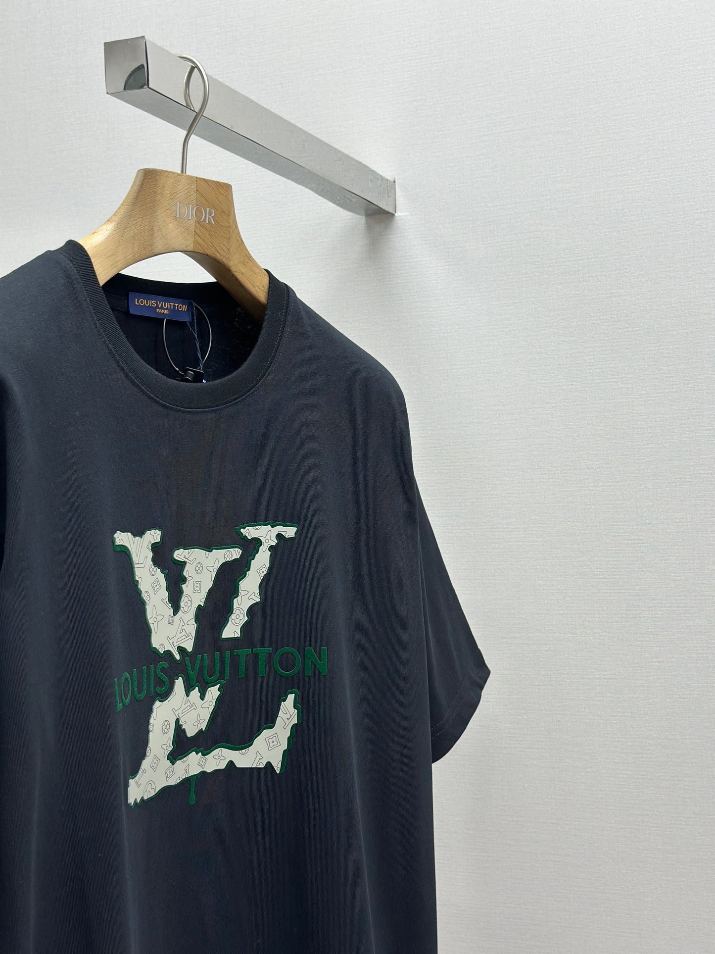 LOUI*V  Logo-embossed cotton T-shirt
