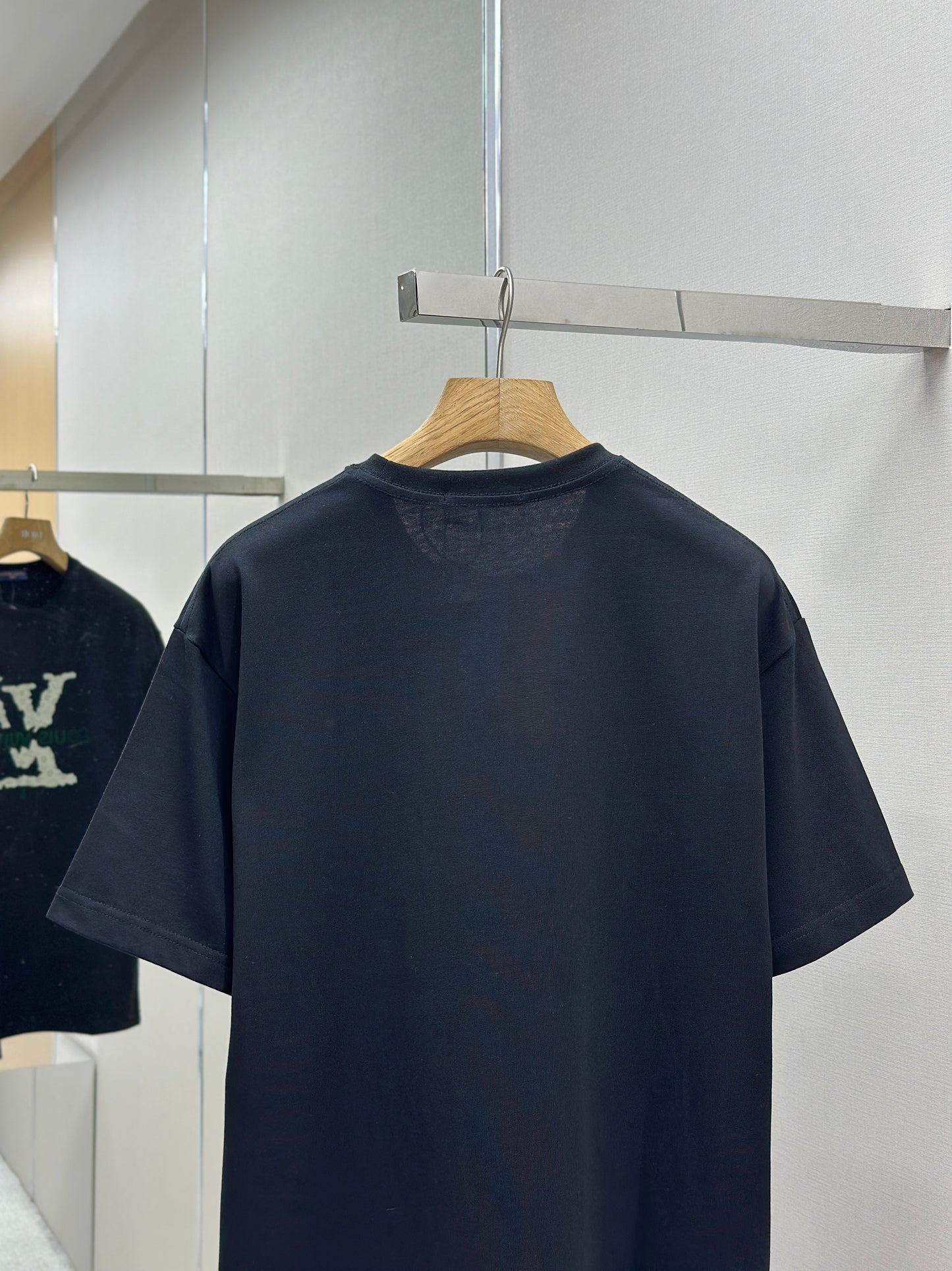 LOUI*V  Logo-embossed cotton T-shirt