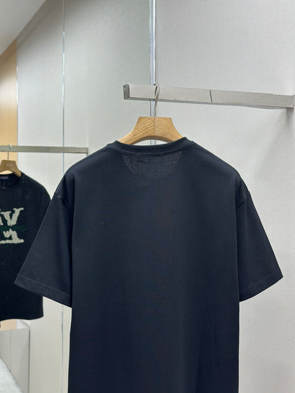 LOUI*V  Logo-embossed cotton T-shirt