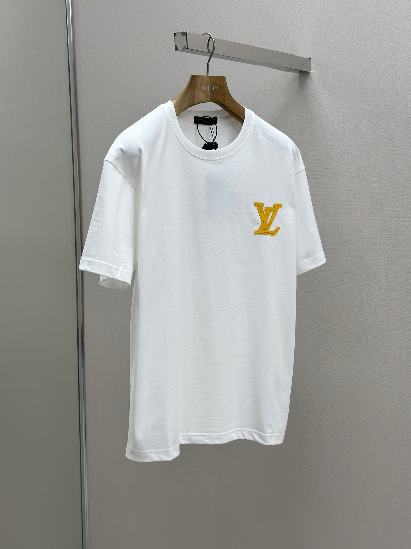 LOUI*V  Logo-embossed cotton T-shirt