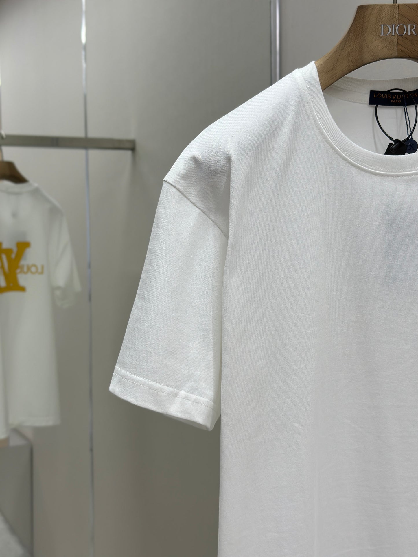 LOUI*V  Logo-embossed cotton T-shirt