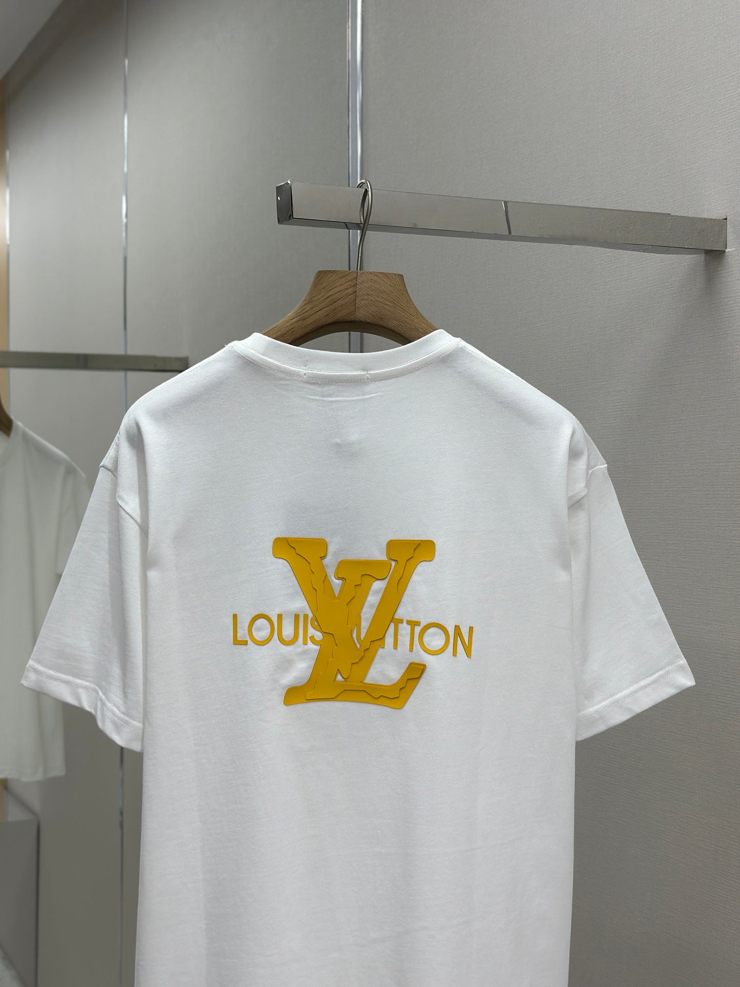 LOUI*V  Logo-embossed cotton T-shirt