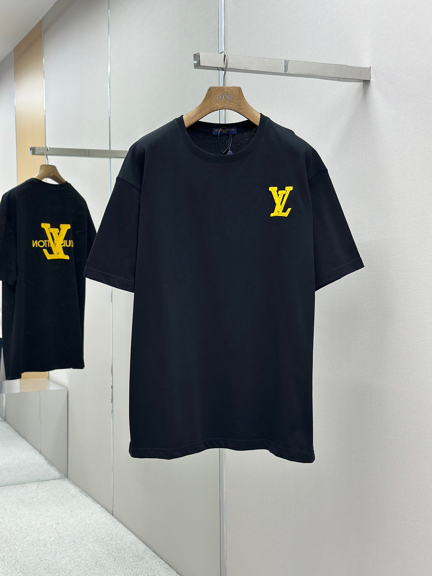 LOUI*V  Logo-embossed cotton T-shirt