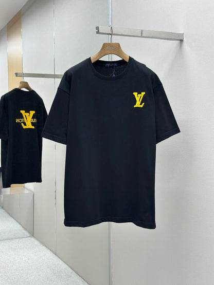 LOUI*V  Logo-embossed cotton T-shirt