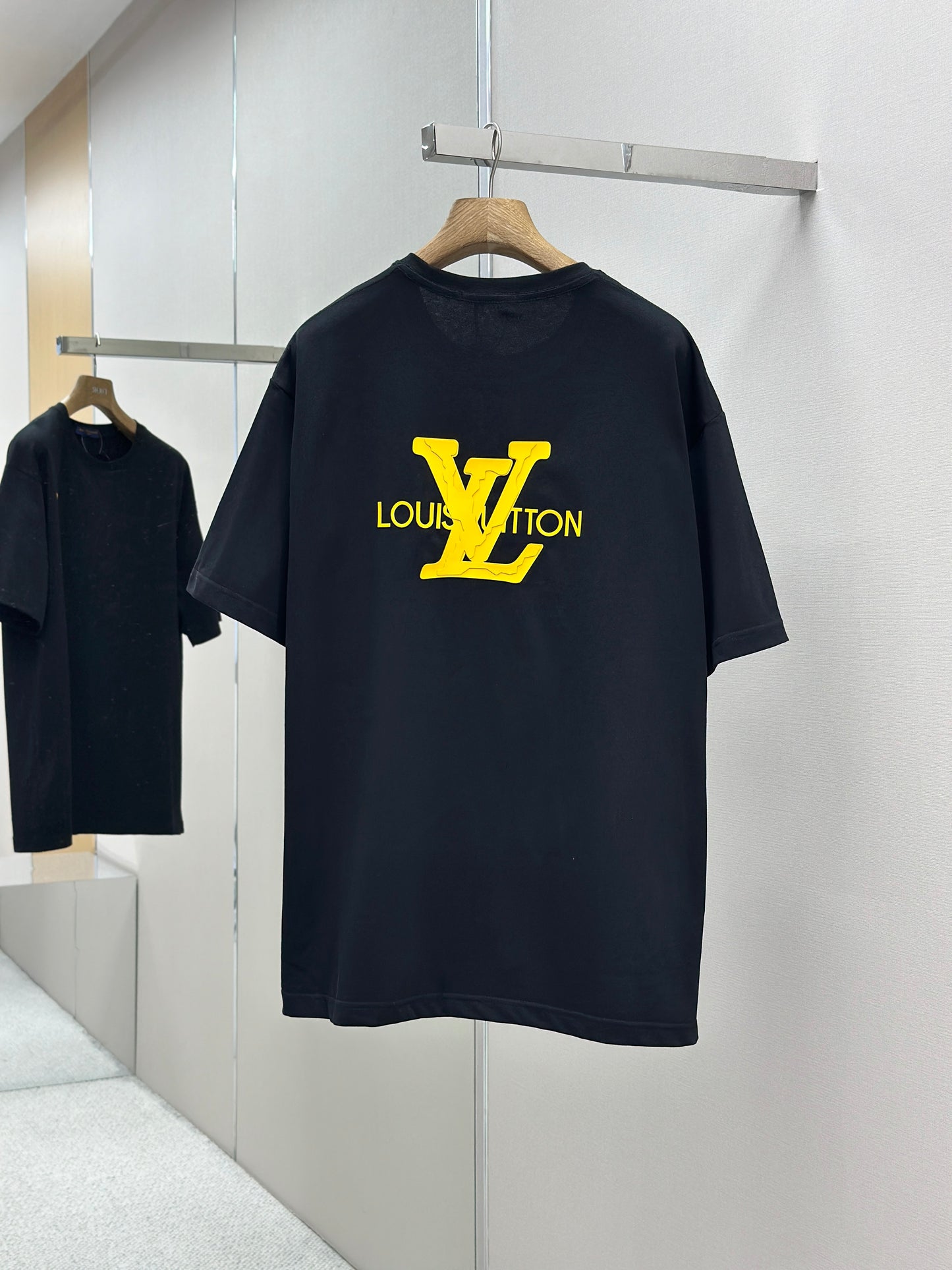 LOUI*V  Logo-embossed cotton T-shirt