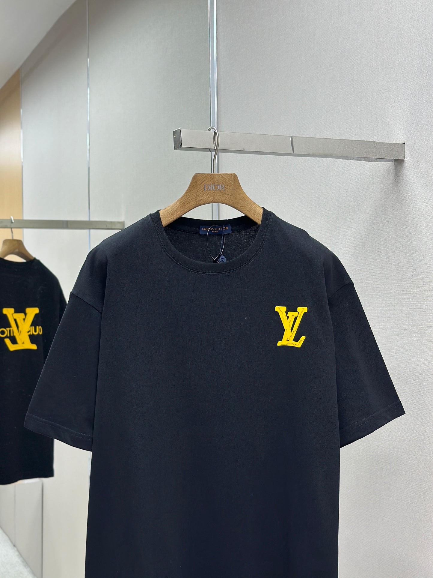 LOUI*V  Logo-embossed cotton T-shirt