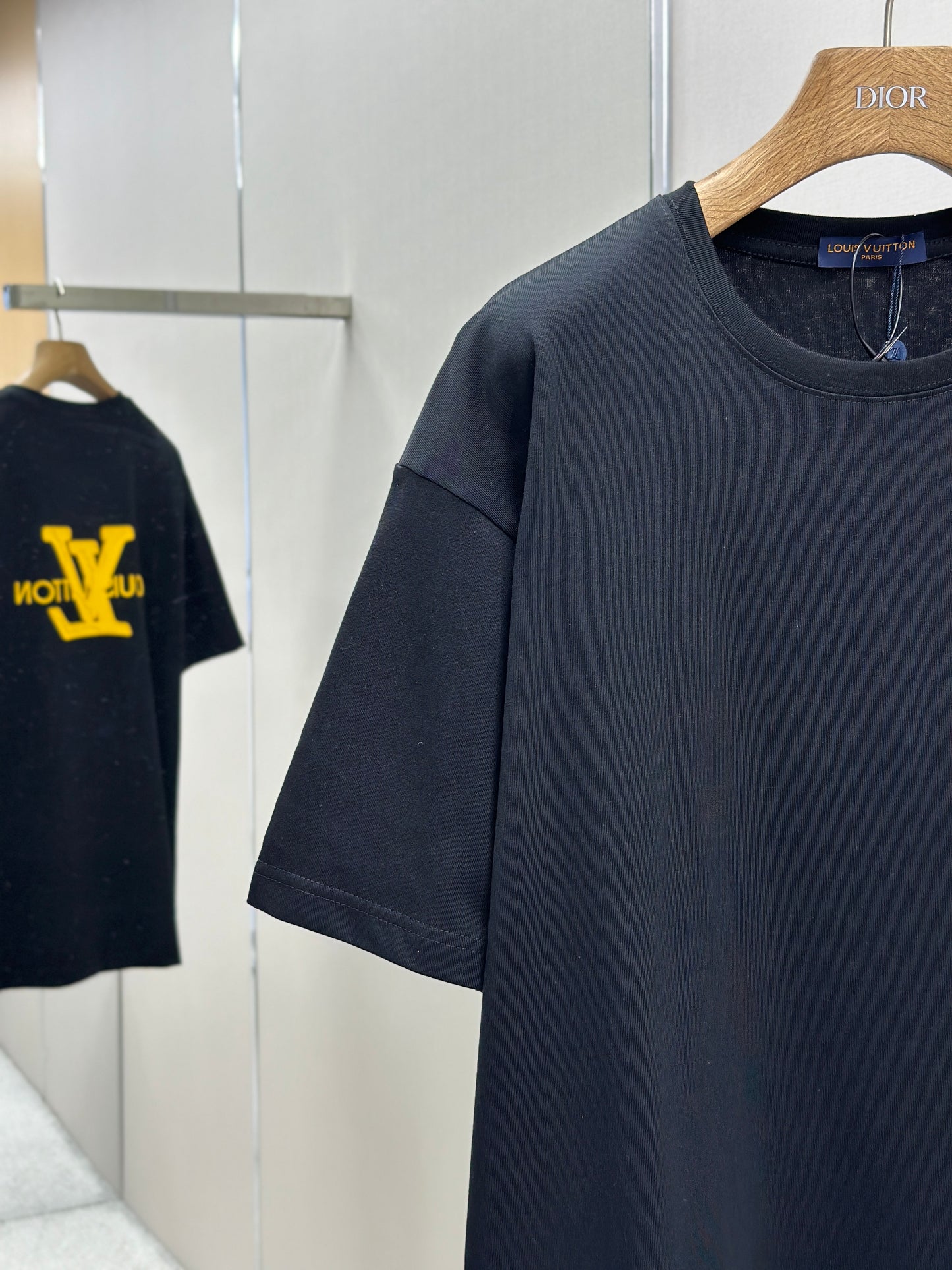 LOUI*V  Logo-embossed cotton T-shirt