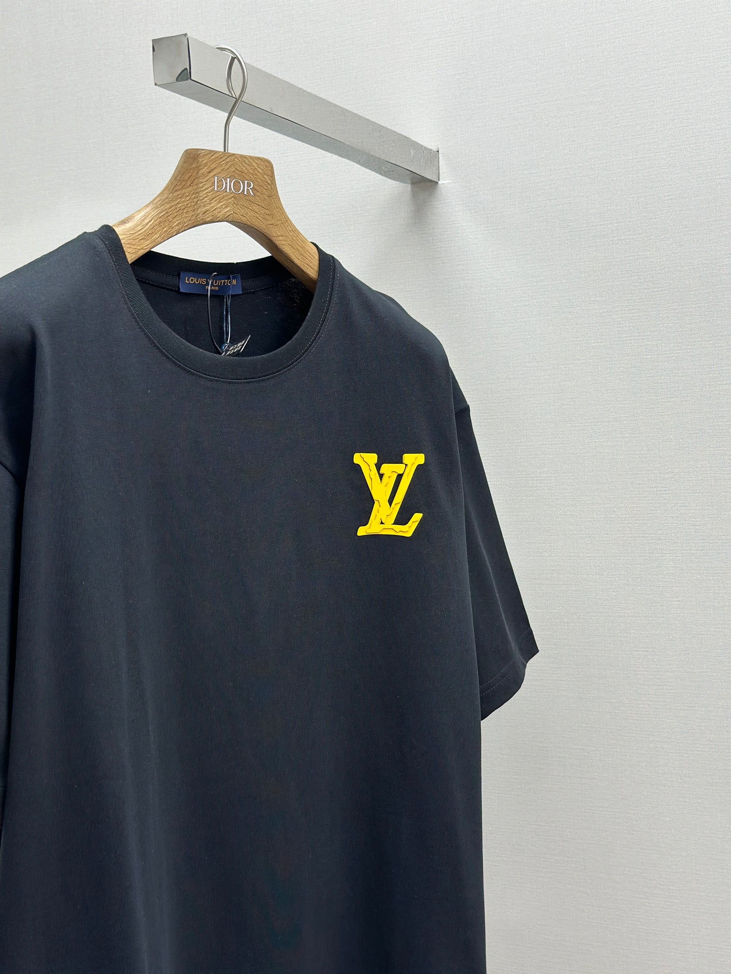 LOUI*V  Logo-embossed cotton T-shirt