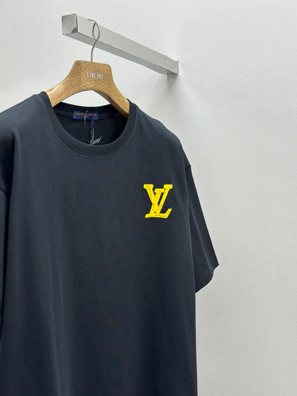 LOUI*V  Logo-embossed cotton T-shirt