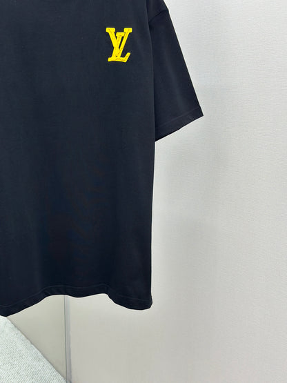 LOUI*V  Logo-embossed cotton T-shirt