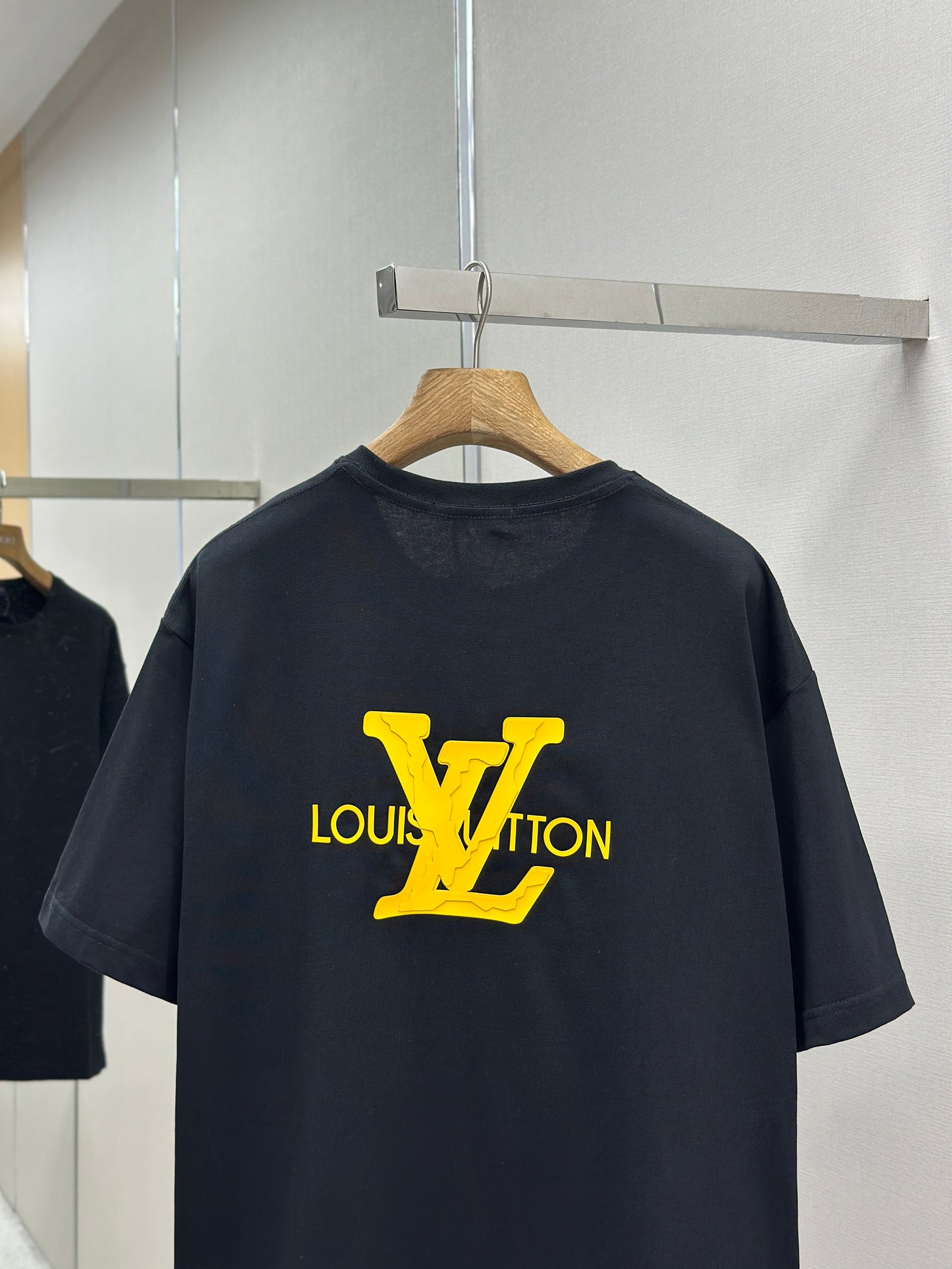 LOUI*V  Logo-embossed cotton T-shirt