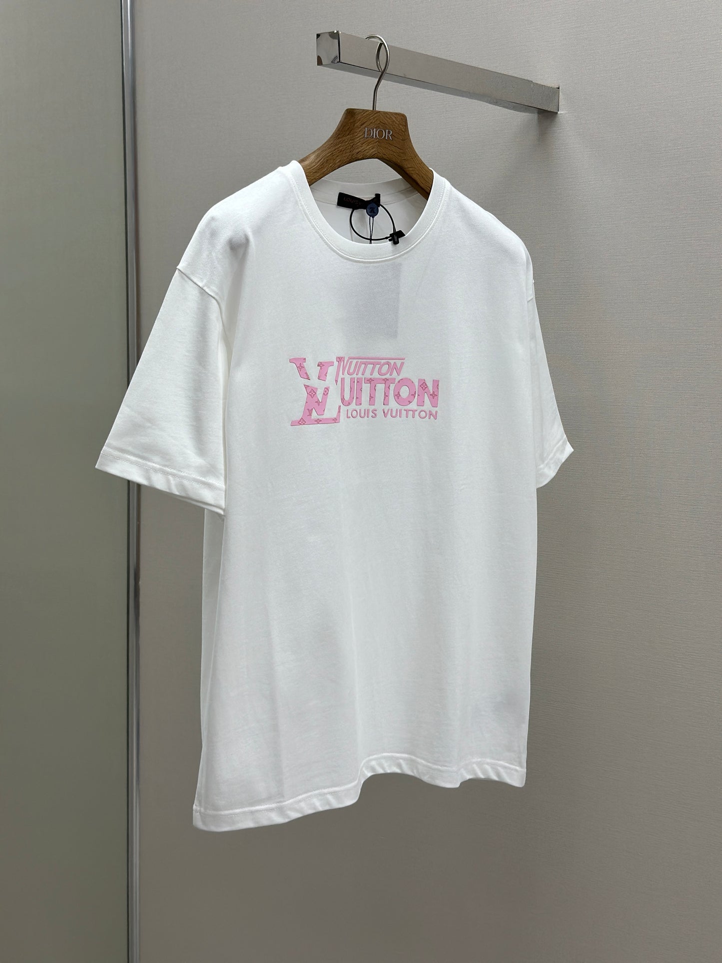 LOUI*V  Logo-embossed cotton T-shirt