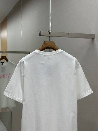 LOUI*V  Logo-embossed cotton T-shirt