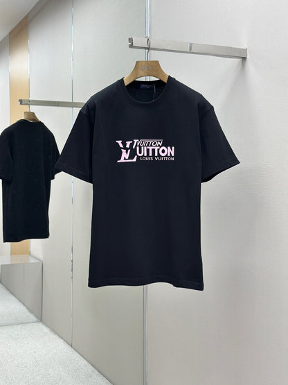 LOUI*V  Logo-embossed cotton T-shirt