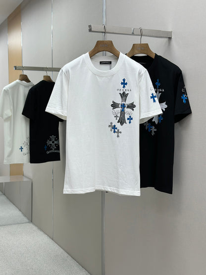 CHROM*H  Patterned cotton T-shirt