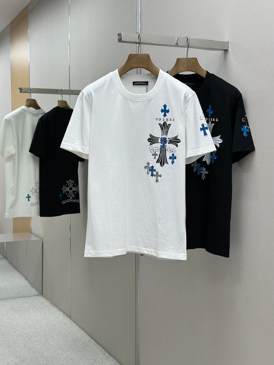 CHROM*H  Patterned cotton T-shirt