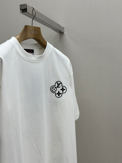 LOUI*V  Patterned cotton T-shirt