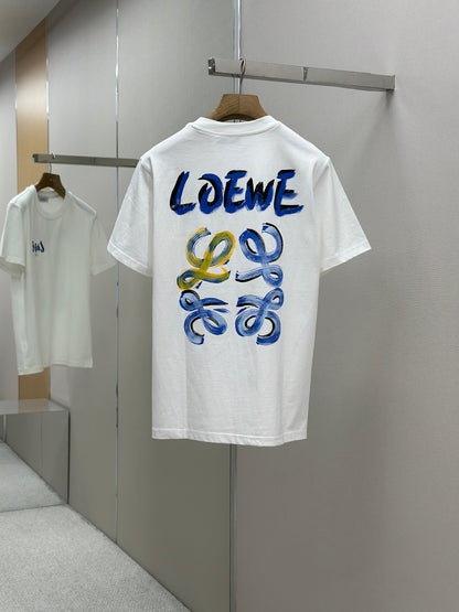 LOE*W  Patterned cotton T-shirt