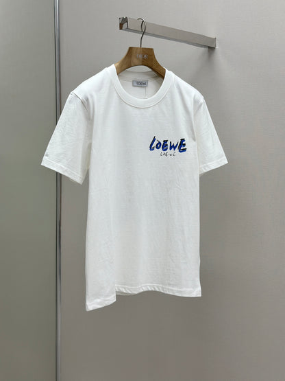 LOE*W  Patterned cotton T-shirt