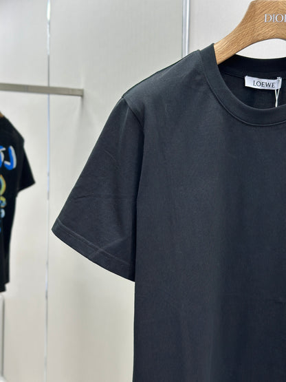 LOE*W  Patterned cotton T-shirt