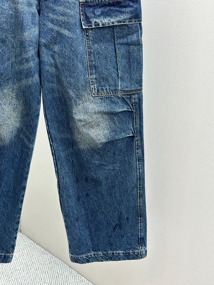 PRA* Denim cargo jeans