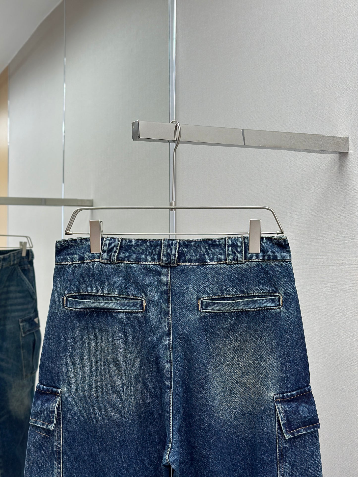 PRA* Denim cargo jeans
