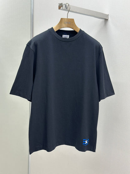 BURB* Check Label Cotton T-shirt